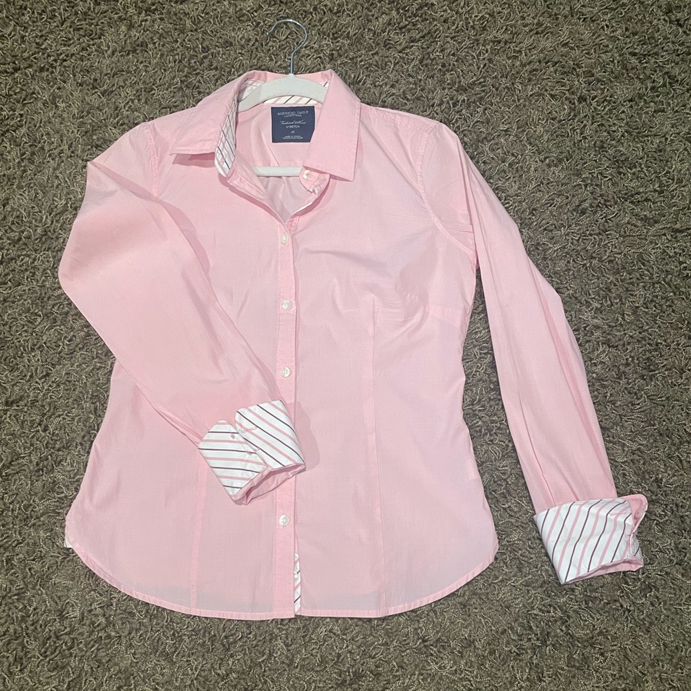 AE fitted button down